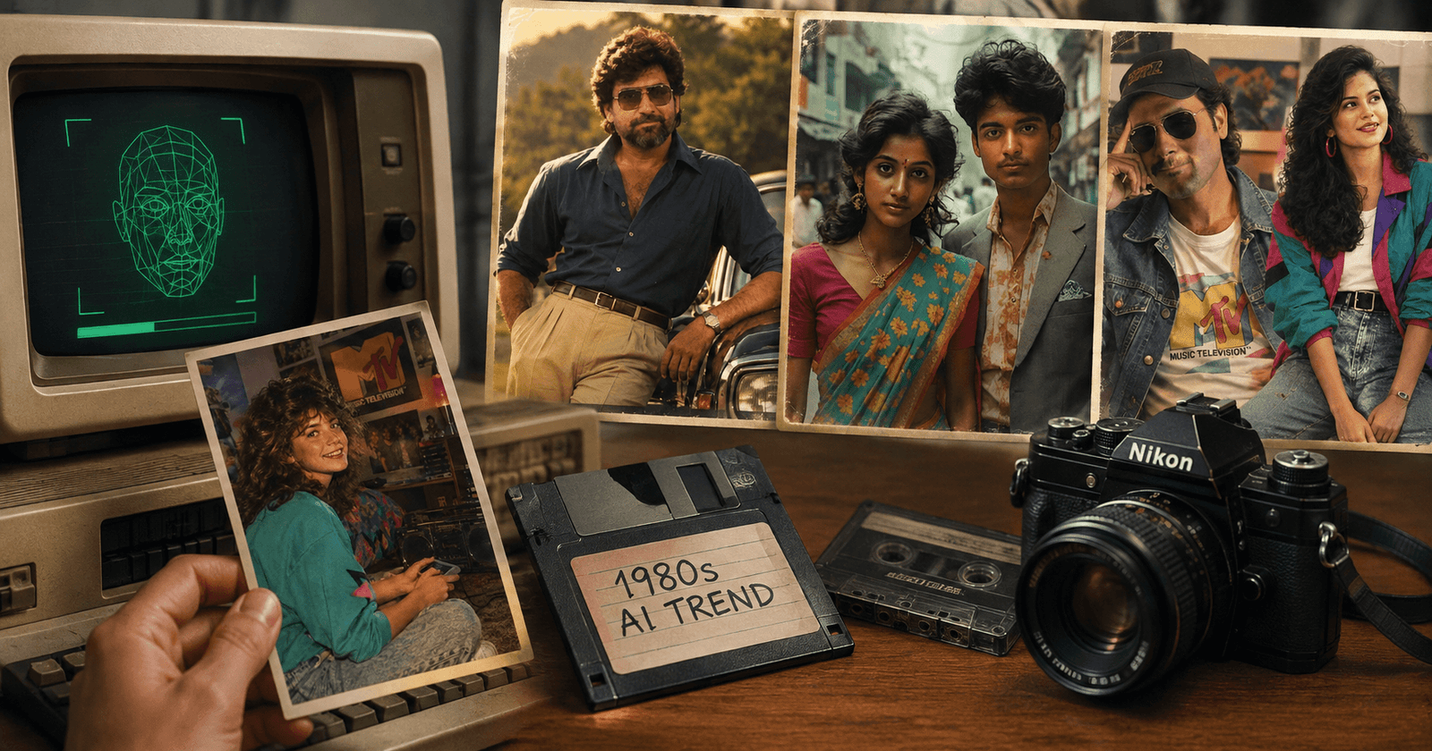 Fact Check: Is It Safe to Upload Your Photo for the Viral 1980s AI Trend?