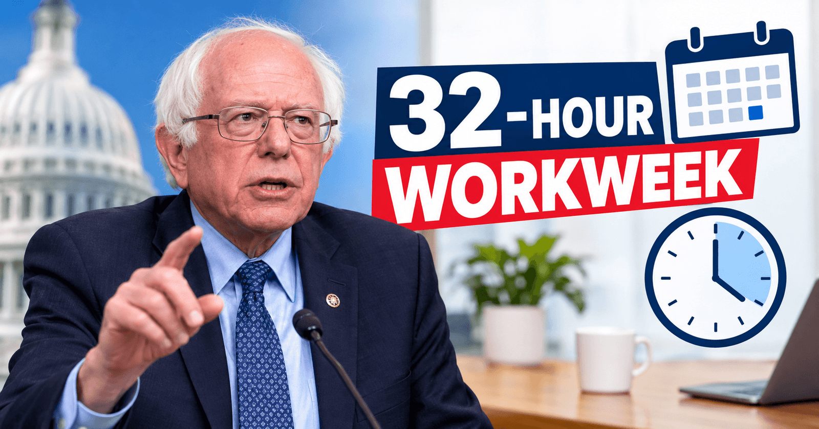 Bernie Sanders’ 32-Hour Workweek Proposal, Explained