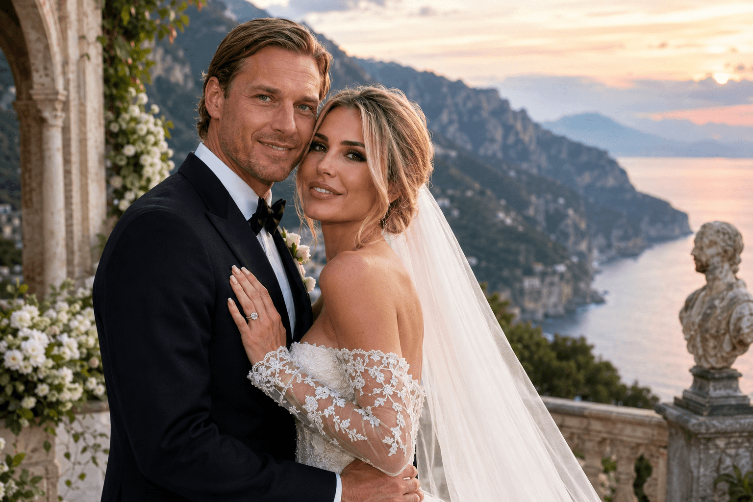Ilary Blasi wedding Bastian Muller