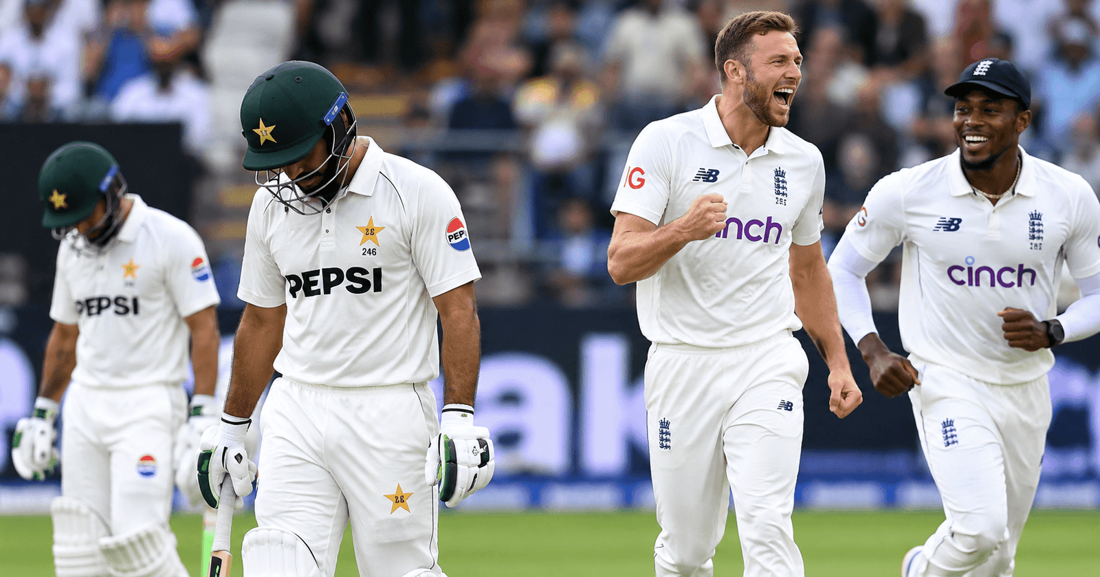 Pakistan Slumps to 26-4 in Third Test Against England at Edgbaston
