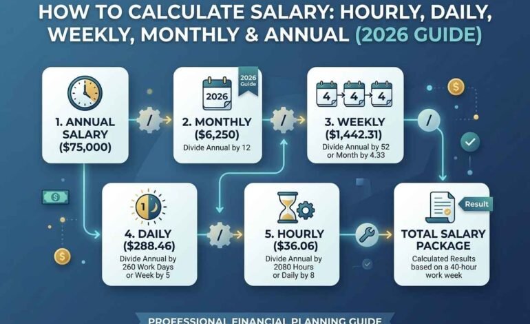 how to calculate salary