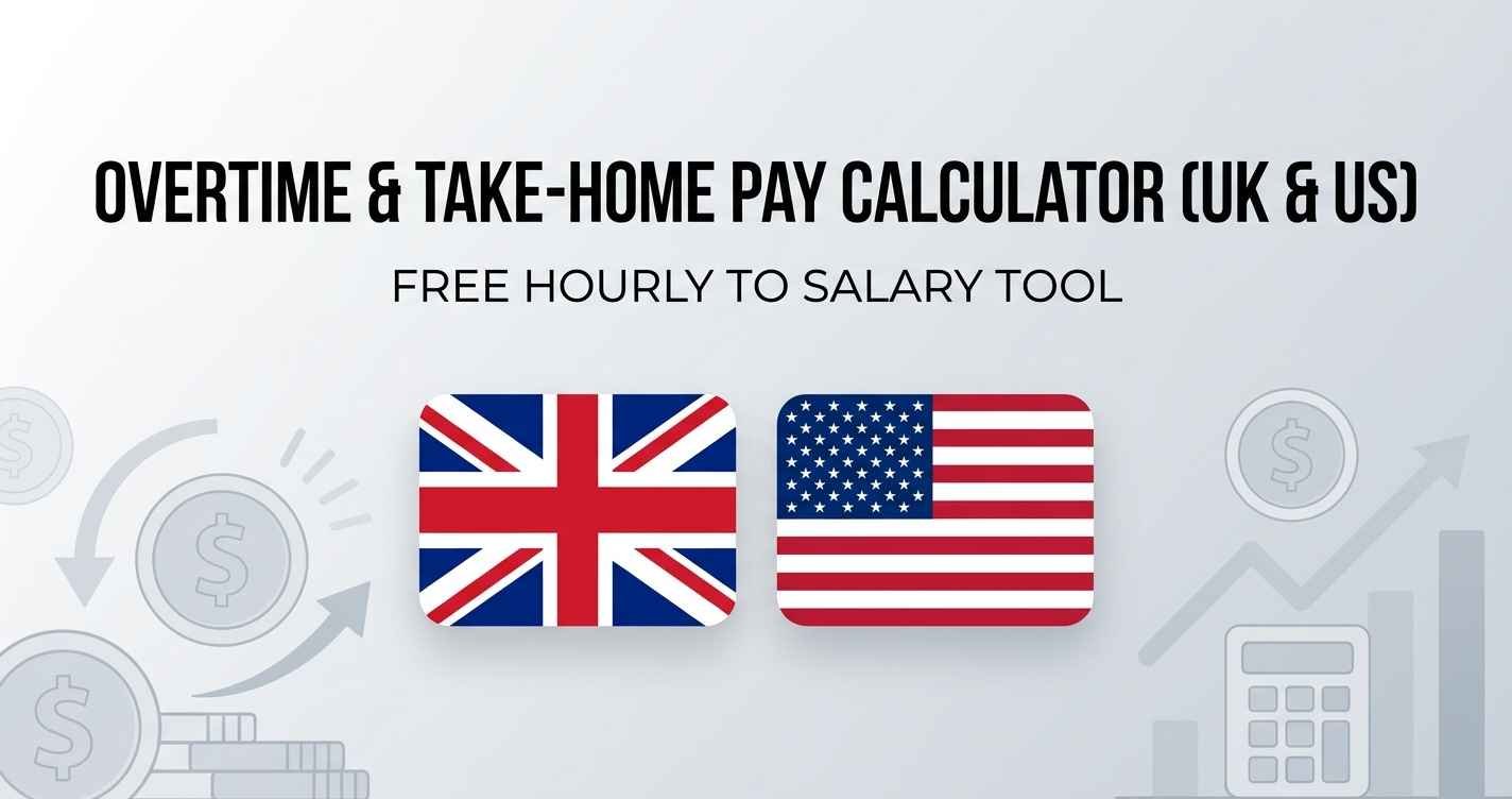 Overtime & Take-Home Pay Calculator 2026 (UK & US) – Free Hourly to Salary Tool